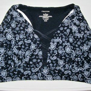 Maurices Women's in Motion Blue Sports Bra 56910 Size 2